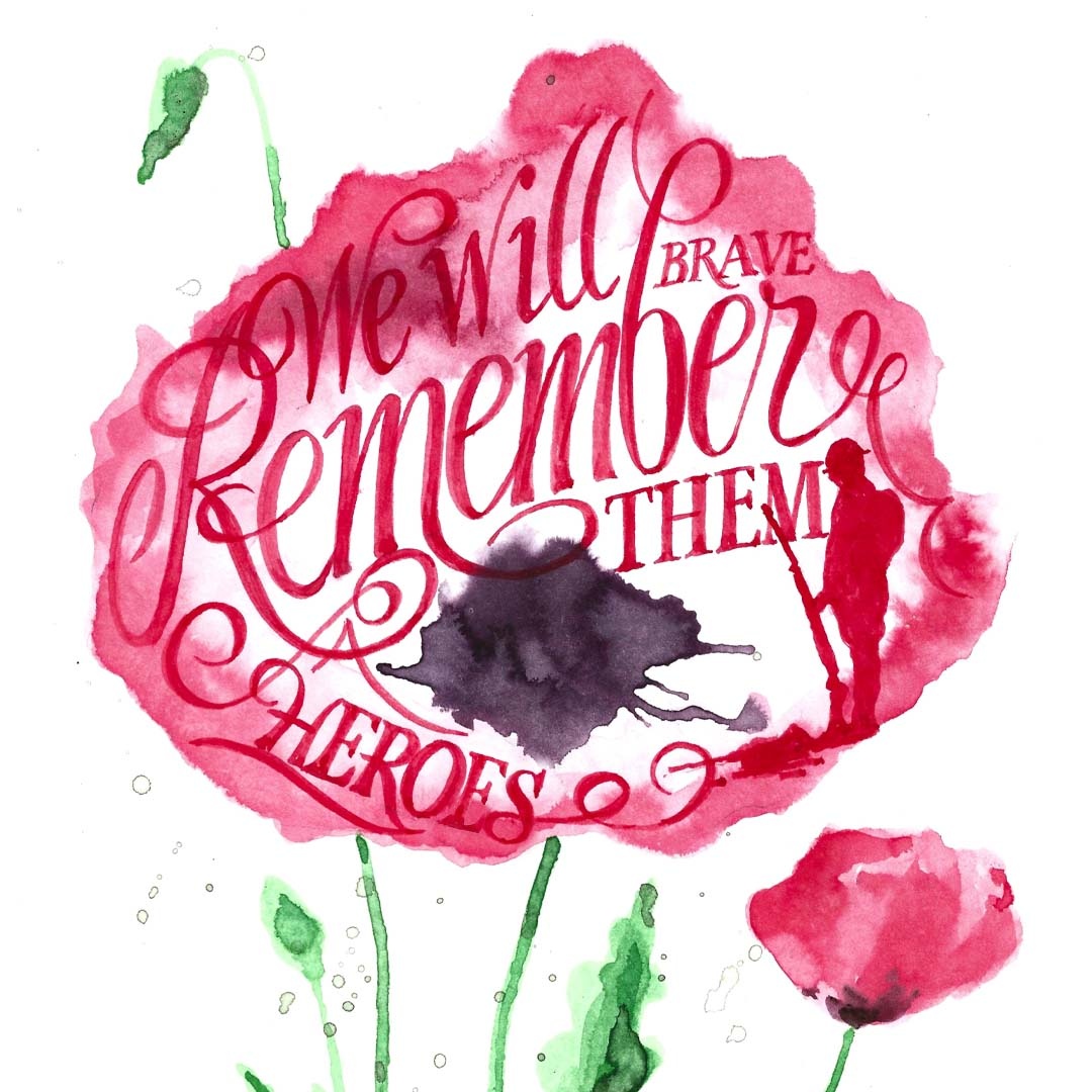 We will remember them.
 #RemembranceSunday