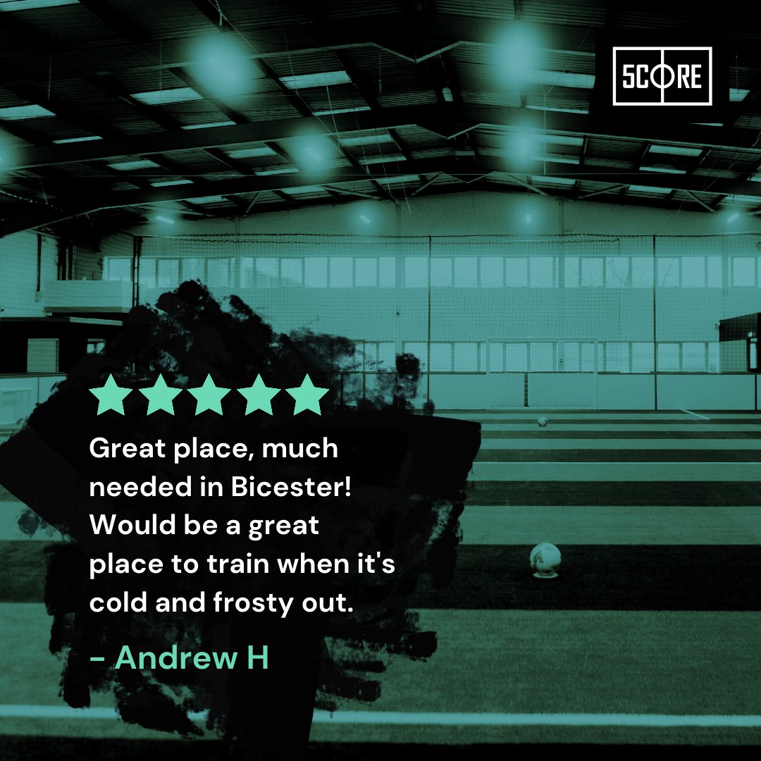 5coreteam's tweet image. We're the the ideal venue for Autumn/Winter #football #training in #Bicester. Don't just take our word for it! If you've had a great experience at 5CORE, we'd really appreciate your #review feedback. Share your thoughts on TripAdvisor, Google or Facebook 👍⚽ #TEAM5CORE
