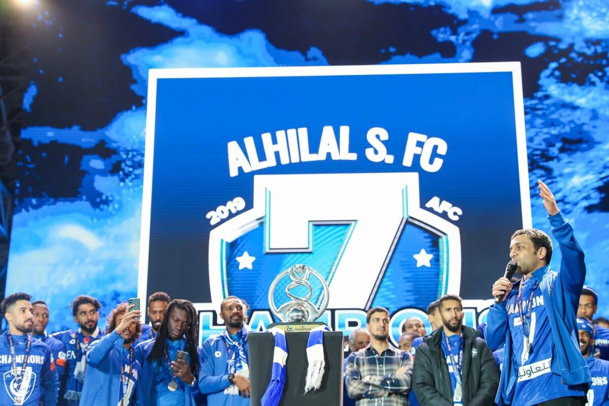theAFCCL_ar's tweet photo. الهلال..قصة عشق مع الألقاب القارية 🏆

يخوض الهلال 🇸🇦 #نهائي_دوري_أبطال_آسيا  2021 بطموح استعادة لقب البطولة ومواصلة قصة العشق المتواصلة مع الألقاب القارية!

https://t.co/xZozXIw4h2 https://t.co/PjGa7ZXcwE