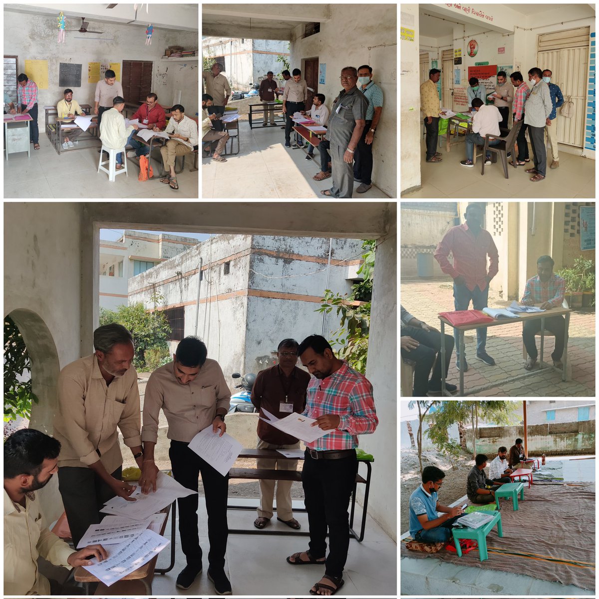 BotadMamlatdar's tweet photo. મતદારયાદી ખાસ સંક્ષિપ્ત સુધારણા ૨૦૨૨ અન્વયે આજે બોટાદ(ગ્રામ્ય) તથા બોટાદ(શહેર) તાલુકાના વિવિધ મતદાન મથકોની મામલતદાર કચેરી બોટાદ(શહેર તથા ગ્રામ્ય)ની ટીમ દ્વારા બુથની મુલાકાત @MamBotadcity @Botad_Prant @Collectorbotad  @CEOGujarat https://t.co/n05Cims3By