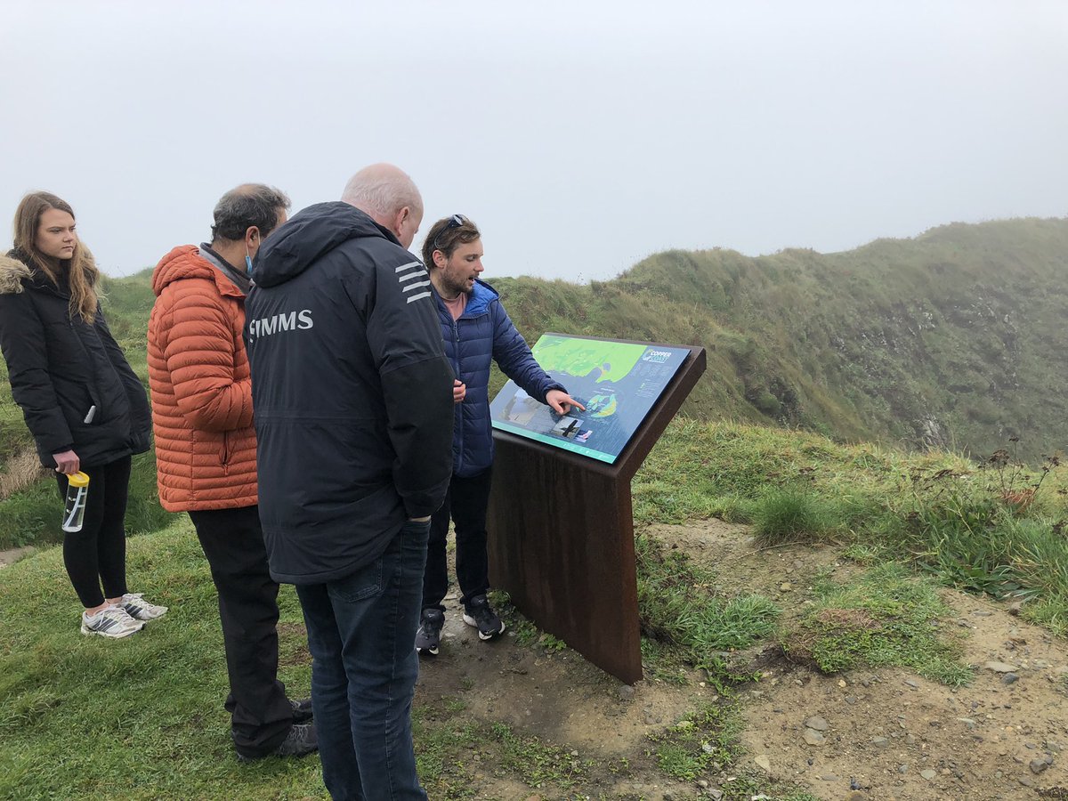 stemwaterford's tweet photo. Exploring the geology of the Copper Coast for#scienceweek2021 @CalmastWIT @scienceirel @wlrfm @CCUGeopark @waterfordit @TramoreEcoGroup @waterfordcc @damienwlr @MarcKC_Green https://t.co/YFiYjTA48S