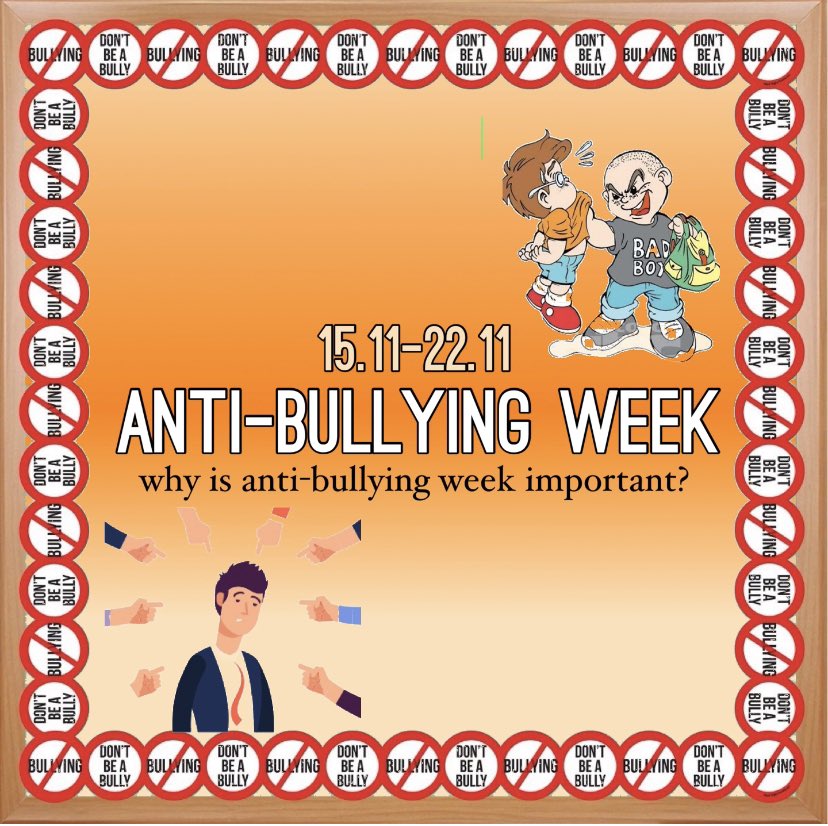 dunkabully's tweet photo. anti-bullying week is an important week to educate other about the effects of bullying and to unite against the act of bullying. it is to raise awareness about this mass global issue and to rise together https://t.co/vGPmKcc6rh