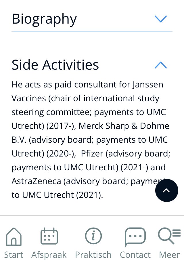 <a href="/MarionKoopmans/">Marion Koopmans, publications: https://pure.eur.nl</a> <a href="/MarcBonten/">Marc Bonten</a> Deze #bonten?
Marc Bonten is betaalde consultant voor Pfizer, Janssen en AstraZeneca. 
via <a href="/prikker07/">Prikker</a>