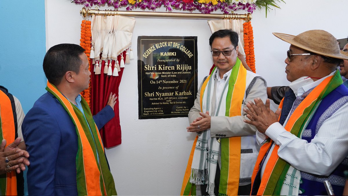 KirenRijiju's tweet photo. Reached beautiful Kamba in West Siang District, Arunachal Pradesh
to initiate and inaugurate various development projects. https://t.co/IFqQewXayM