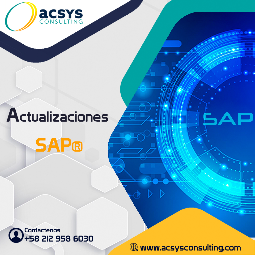 acsys_ca's tweet photo. En Acsys Consulting contamos con metodología optimizada, para aprovechar al máximo las herramientas y prácticas que SAP®  pone a disposición de sus clientes y #partners. #SAP #Consultoría #Venezuela #TipSAP #consultoría #SAPLife #setupinspiration #IntelligentEnterprise #Upgrade https://t.co/XsjLXh44CZ