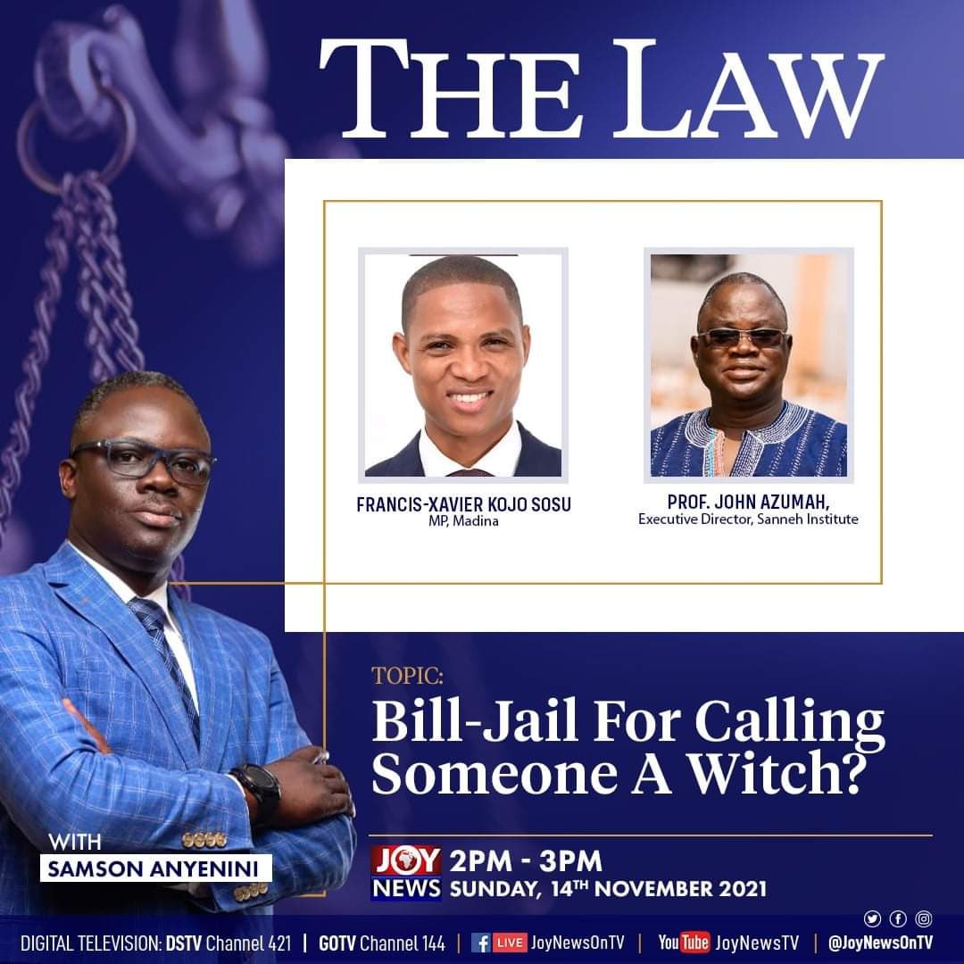 ektettey's tweet photo. In response to the advocacy and petition of @TSI_Ghana, lawyer Sosu @fx_sosu and 2 others MPs have introduced a bill in the @parliament_gh of Ghana to ban witchcraft accusation and witch doctoring. @JoyNewsOnTV today will have a media discussion on this also live on Facebook https://t.co/TZOEs45hLn