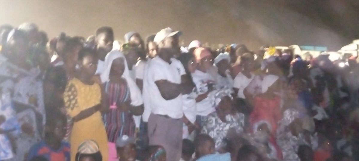 isatou_ja's tweet photo. The people of Niang have turn their back to ousainou Darboe and UDP and head to president Barrow and #NPP led grand alliance and said they are only voting for #presidentBarrow and his alliance https://t.co/2FadE4Es9R