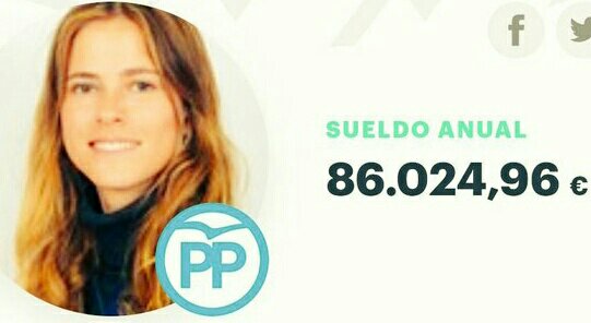 Habla de lucha obrera Bea Fanjul: enchufada por su padre (liberado sindical) y en la política desde los 18 sin otro trabajo conocido.

Ayuso, Almeida, Pablo Casado o ella ganan más que el presidente del Gobierno.

Militar en un partido de fachas y ladrones le debe molar bastante.
