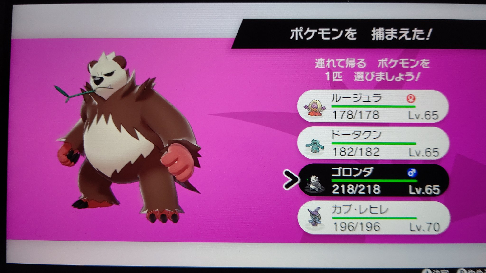 月野 キララ 凛 りんりん ダイマックスアドベンチャーで色違いゴロンダ ポケモン剣盾 ダイマックスアドベンチャー 剣盾色違い T Co U86ihogo9m Twitter
