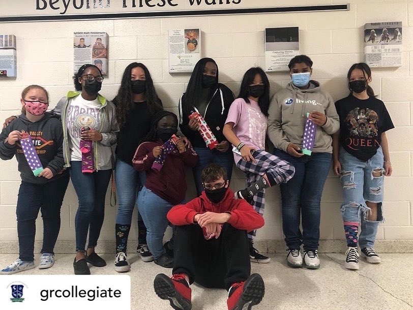 RunCollegiate's tweet photo. The first GRC Assembly of the year was a SUCCESS!! From performances to Knock Our Socks off awards it was GReat to be back ! 💪🏾💚💙 #GRCWAY #Stallionstrong https://t.co/jCTxUBD5W6