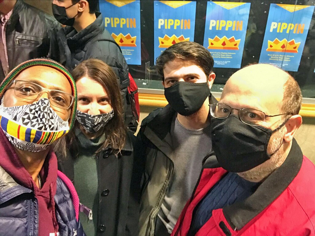 SJUEnglish's tweet photo. It was English night at the theatre for last night's performance of Pippin 👑 Congrats to the cast and crew for a fantastic run! https://t.co/wv2HkF15nj
