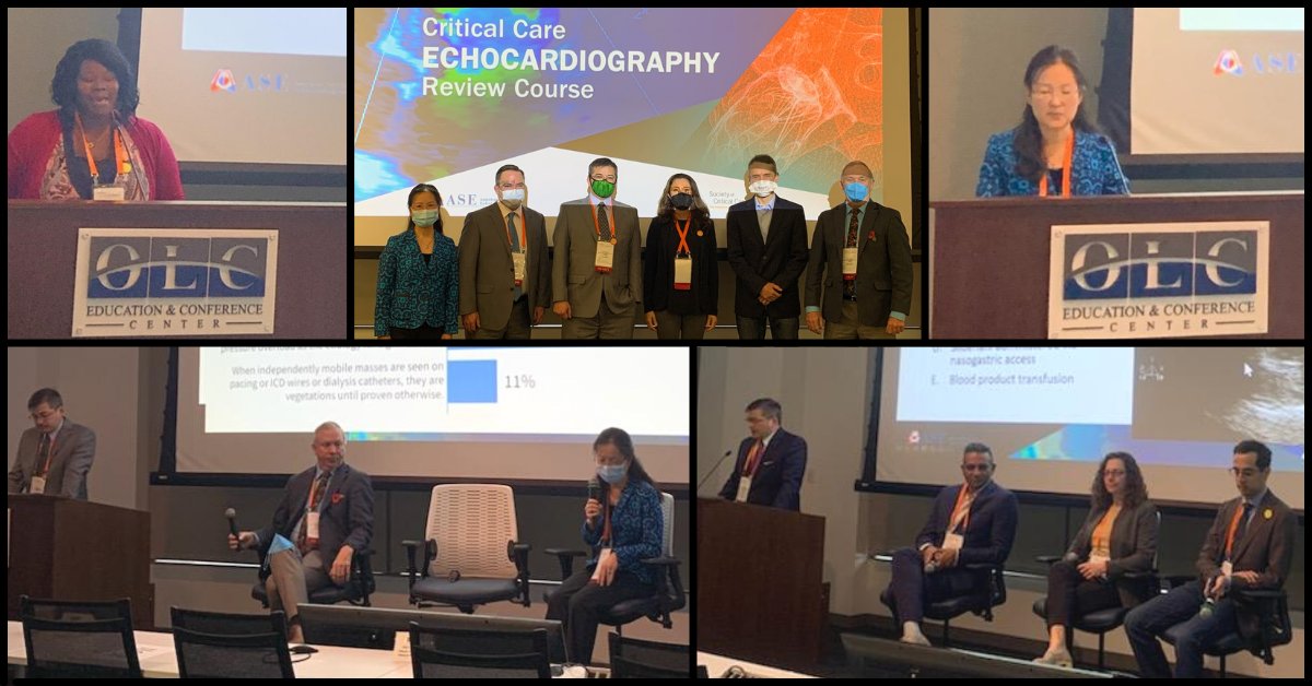 SCCM's tweet photo. Thank you to all who attended this week's Critical Care Echocardiography Review course in Rosemont, IL!

#SCCMSoMe #SCCMEcho https://t.co/9NtKV33wE8
