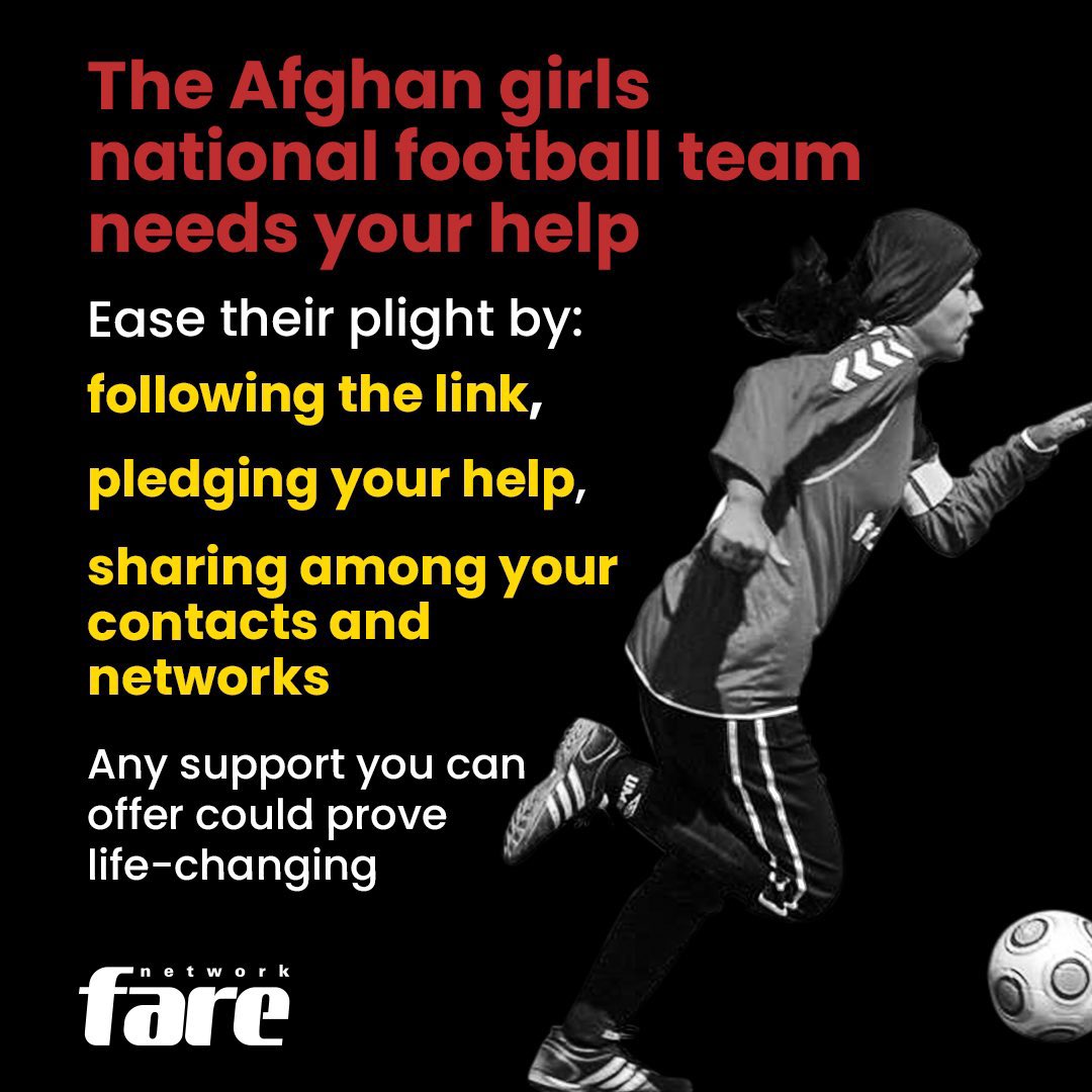 khalida_popal's tweet photo. Here is the link if you want to support the Female Afghan youth development team on the way to the UK 🇬🇧 https://t.co/wHkNPiDWqu https://t.co/M7GUOJXlSN