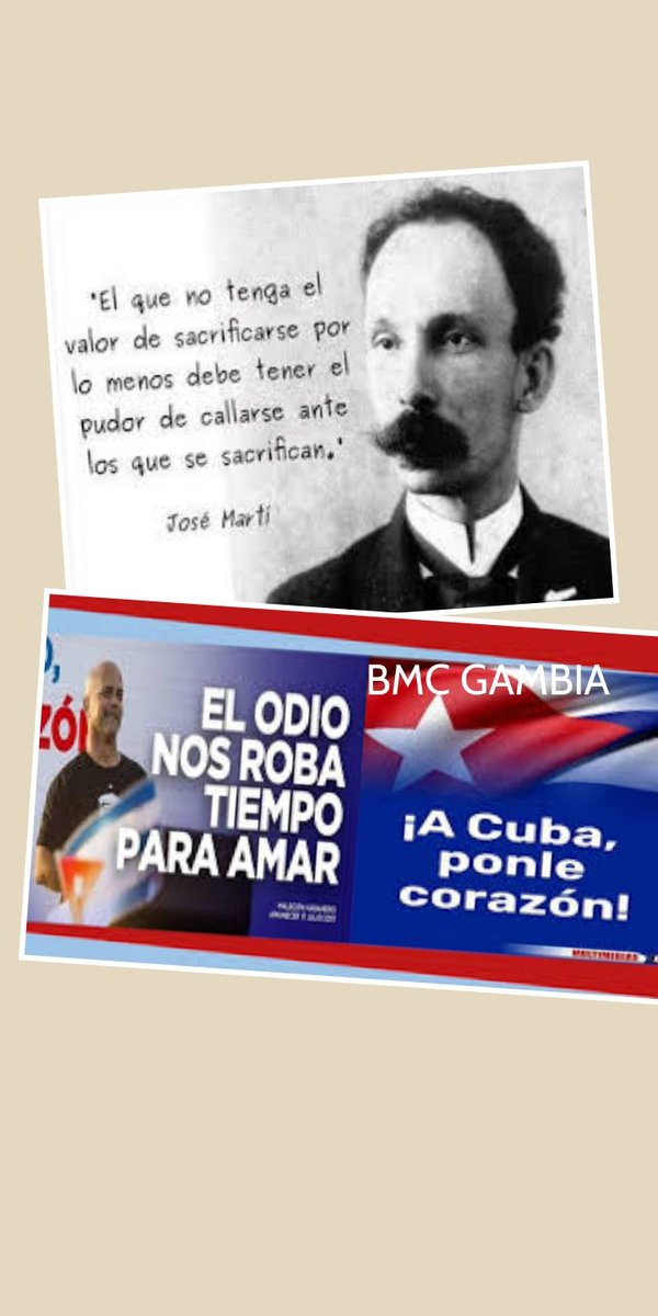 Jorge H. Diaz R (@jorgedi86258433) on Twitter photo Nuestra bella Isla, mañana 15 de Noviembre, vivirá un hermoso dia, con todos los niños nuevamente en sus escuelas.
No permitiremos que los odiadores del imperio, echen a perder un dia cargado de tanto amor.
#ACubaPonleCorazon .
<a href="/CubacooperaGh/">Cubacoopera Gambia</a> Nuestra bella Isla, mañana 15 de Noviembre, vivirá un hermoso dia, con todos los niños nuevamente en sus escuelas.
No permitiremos que los odiadores del imperio, echen a perder un dia cargado de tanto amor.
#ACubaPonleCorazon .
<a href="/CubacooperaGh/">Cubacoopera Gambia</a>