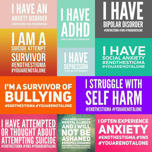 Stag_RosePPG's tweet photo. If you suffer from or have experienced one of these, remember #ItsOkayNotToBeOkay ๐ YOU ARE NOT ALONE!
#EndTheStigma #YouAreNotAlone #YouAreNotAFailure #MentalHelathAwareness #MentalWellBeingMatters #ReachOutToSomeone #YourLifeMatters #YouMatter #WeCare https://t.co/5abEpc4MRL