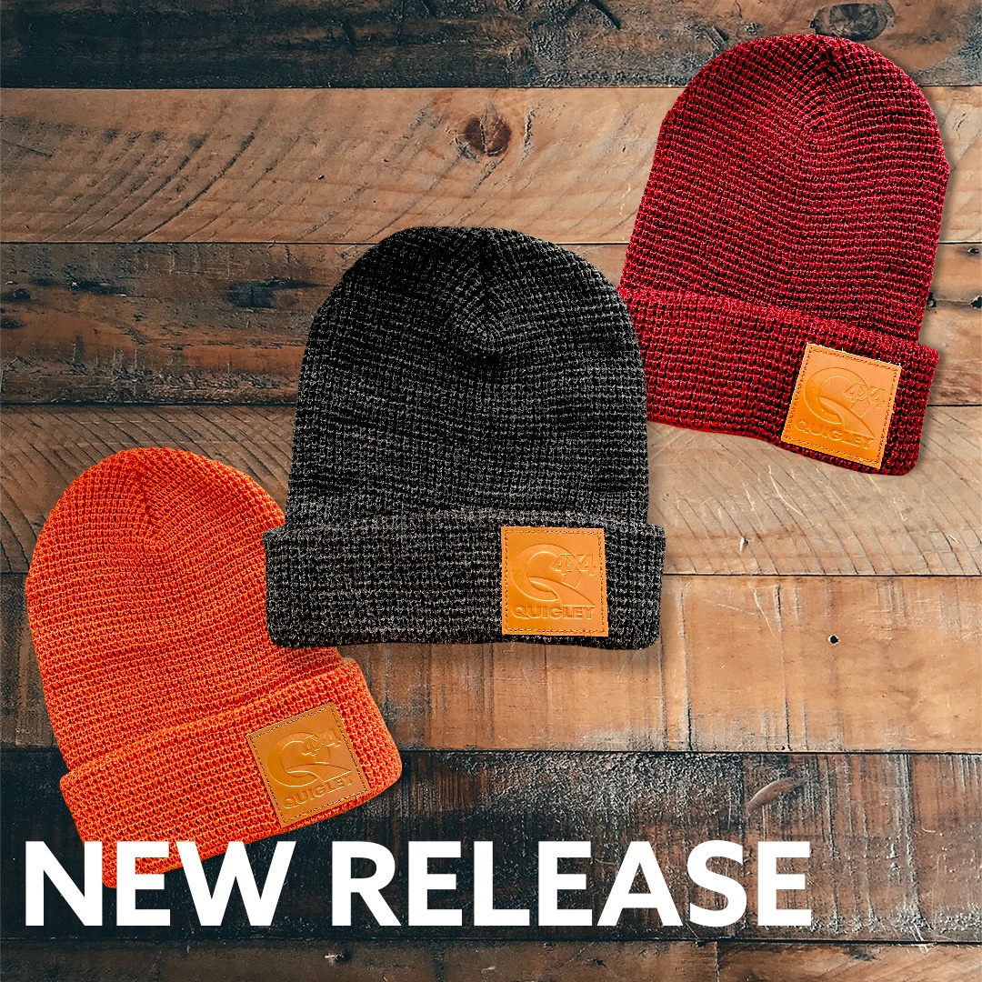 Cold weather is here, so why not kick this season off with a new Quigley Beanie!!

Click the link in our bio to see all our cold weather Quigley swag. 
.
.
#outdoorapperal #newrelease #quigleyswag #fallishere #coldweathergear #quigley4x4