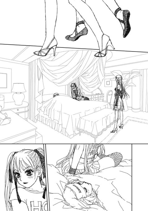 「My doll house」の下描き
台詞フキダシ擬音無し絵その、81

やっぱ脚スキ〜だわぁ🤩 