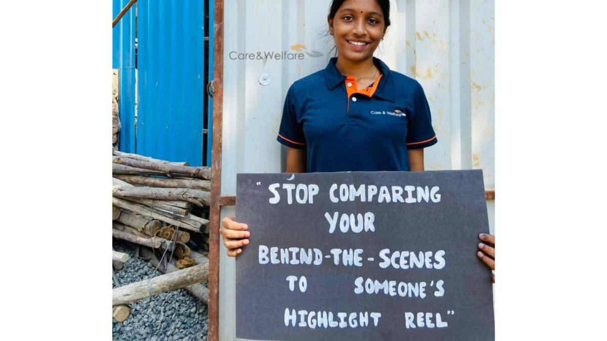 careandwelfare's tweet photo. We often don’t get to see the reality behind the veneer of a carefully curated Instagram or a polished personal brand. If we did, we might not feel so jealous or inferior.

#StopComparing #InferiorComplex #CreateAwareness #REALITY #personalchoice #CareAndWelfare #Chennai https://t.co/l6ynR9uHVl