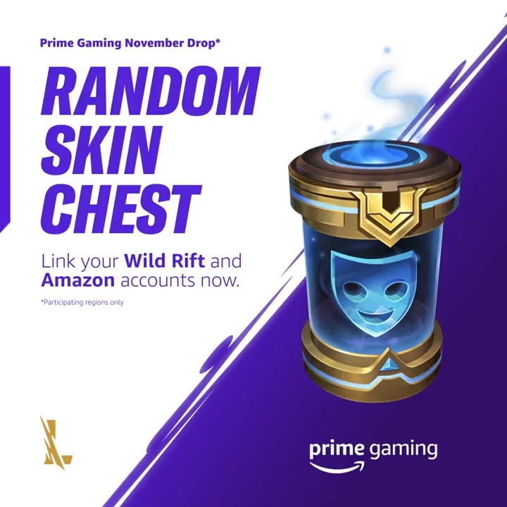 All LoL, TFT & Wild Rift  Prime Gaming rewards & how to redeem  (November 2023)