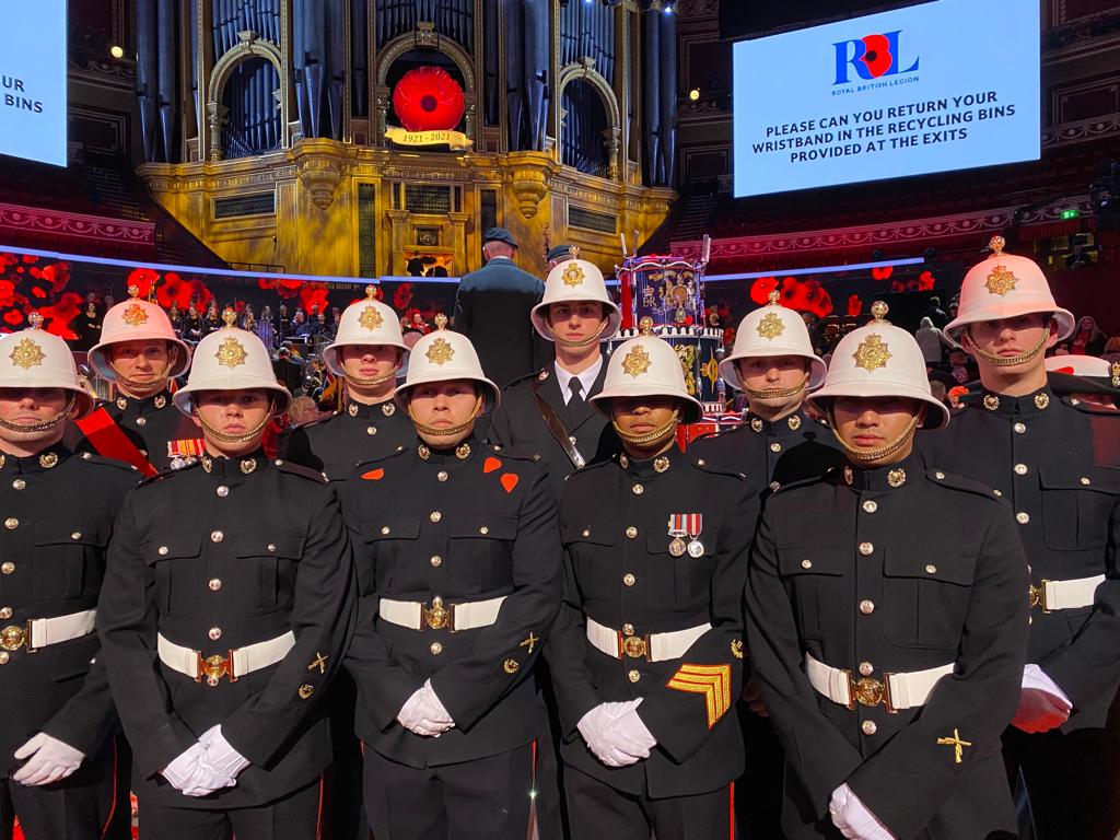 42_commando's tweet photo. An honour and a privilege for @42_commando to represent the @RoyalMarines at both #RemembranceSunday and the #FestivalOfRemembrance.

#LestWeForget 
#EveryPoppyCounts 
#WeWillRememberThem https://t.co/GxVH4VJXRI