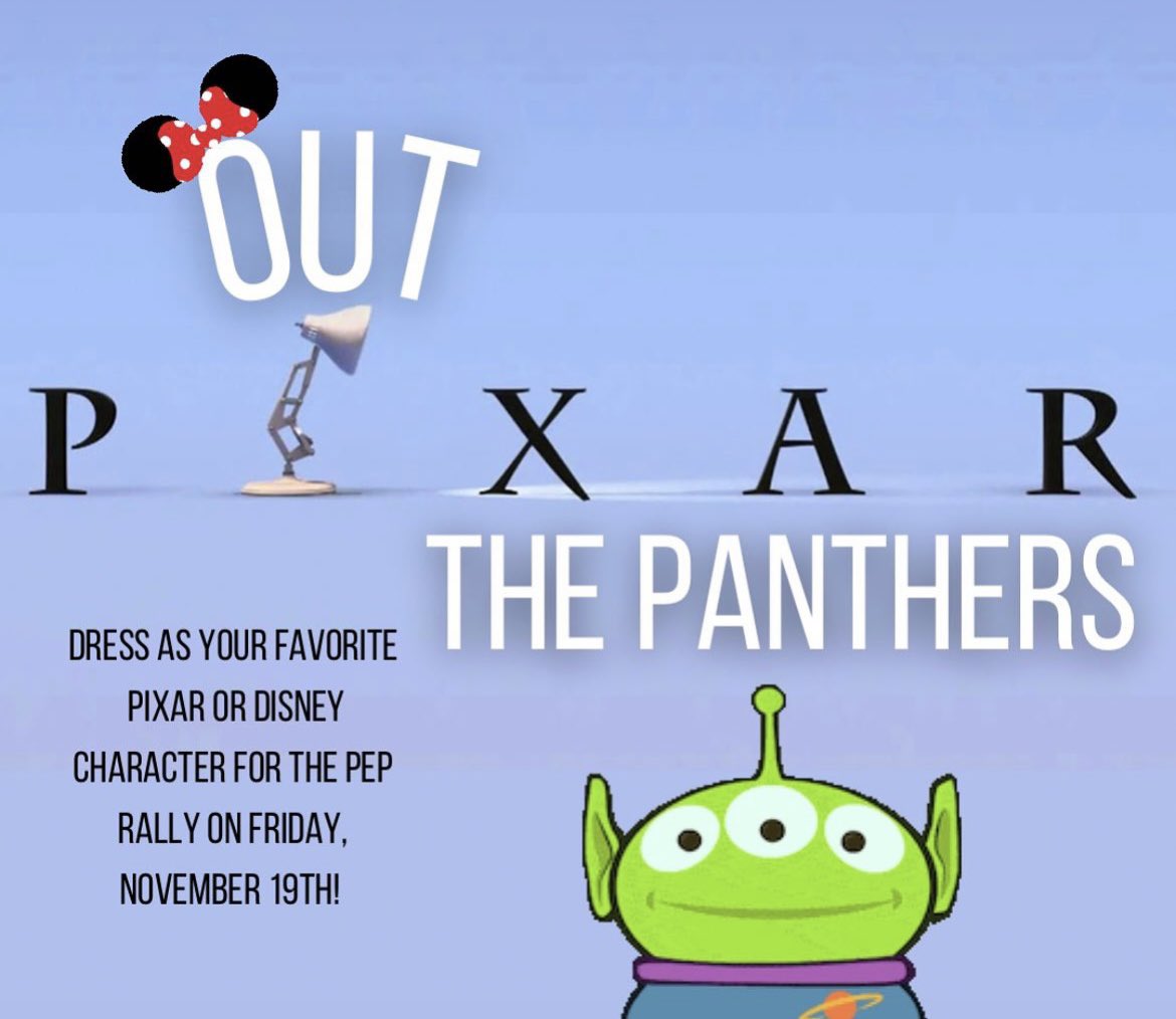 Let’s out Pixar the Permian Panthers this Friday!