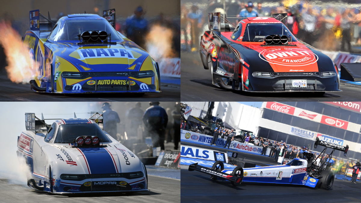 Funny Car Championship Leader Capps Drives Dodge Charger SRT Hellcat into Eliminations as No. 2 Qualifier at NHRA Season Finale --> motorracingpress.com/?p=73886 -- @OfficialMOPAR @Dodge @StellantisNA #NHRA #Dodge #MOPAR #FunnyCar #TopFuel #HEMI #NHRAFinals