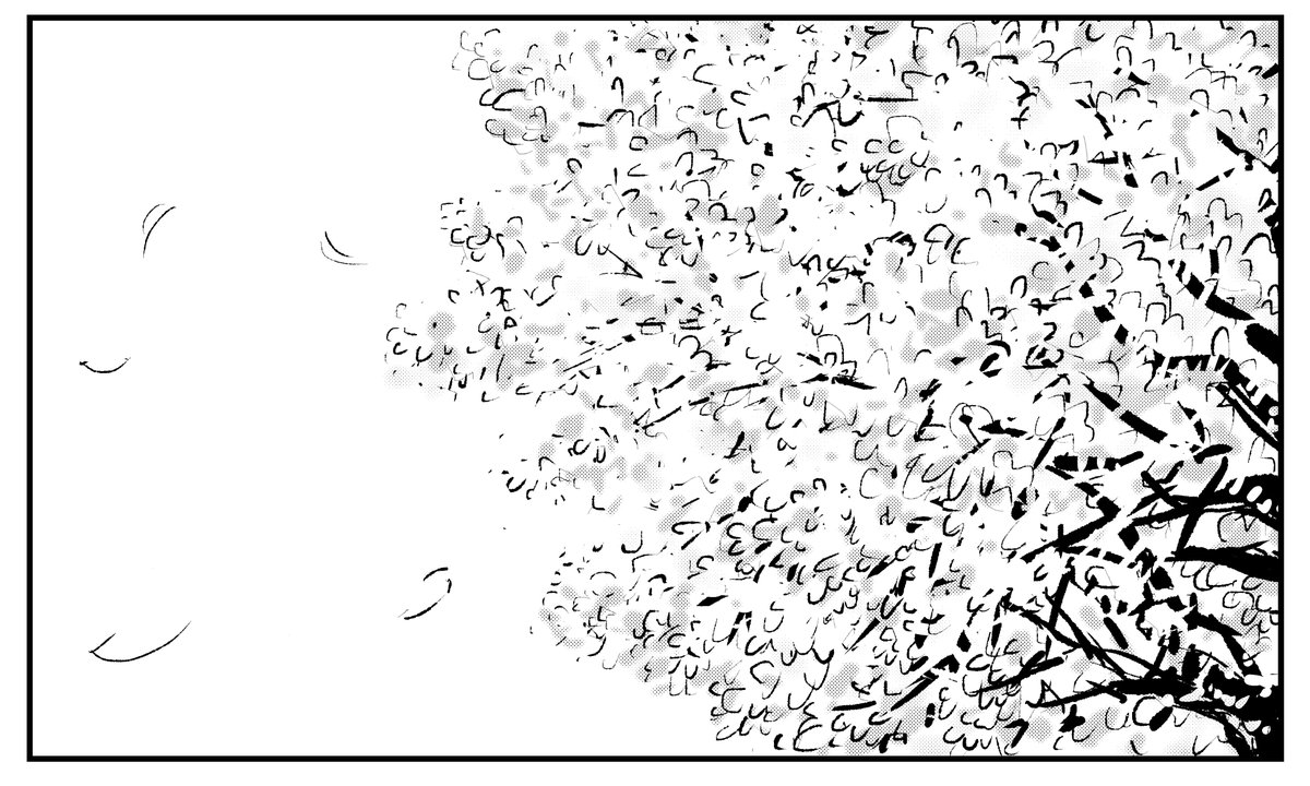 桜の木の絵を描きました(1枚目)。

2枚目は最初にいきおいで描いてみた絵なのですがうまく描けず、無料の桜の木の写真をダウンロードしてトレースして描きました(1枚目)。
深夜で頭がぼーっとしてるからいいのかどうかよくわからなくなってます。

使用ソフト:クリップスタジオ 