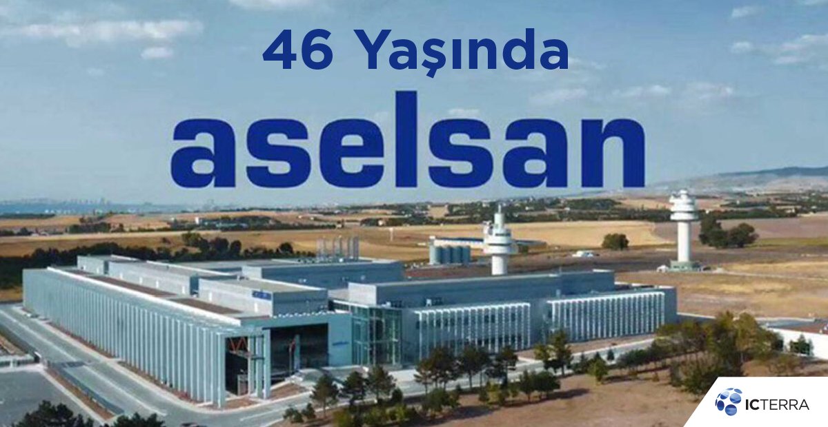 ICTERRA's tweet photo. Savunma sanayimizin değerli kuruluşu ve stratejik iş ortağımız ASELSAN'ın 46. kuruluş yıl dönümünü kutluyoruz.

#ICterra #ASELSAN #Savunmasanayi #Aselsan46Yasında https://t.co/6G9NrB3e6r