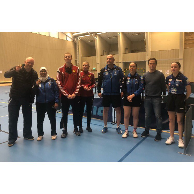 widaadgukhool's tweet photo. Despite having been sick, I managed to win the 3 events WS, WD and MXD🥇🥇🥇 in District championship which means I’m qualified for the Swedish championship for the first time ever, in Karlskrona next year 🏓🇸🇪 https://t.co/MtBNrq3jVz