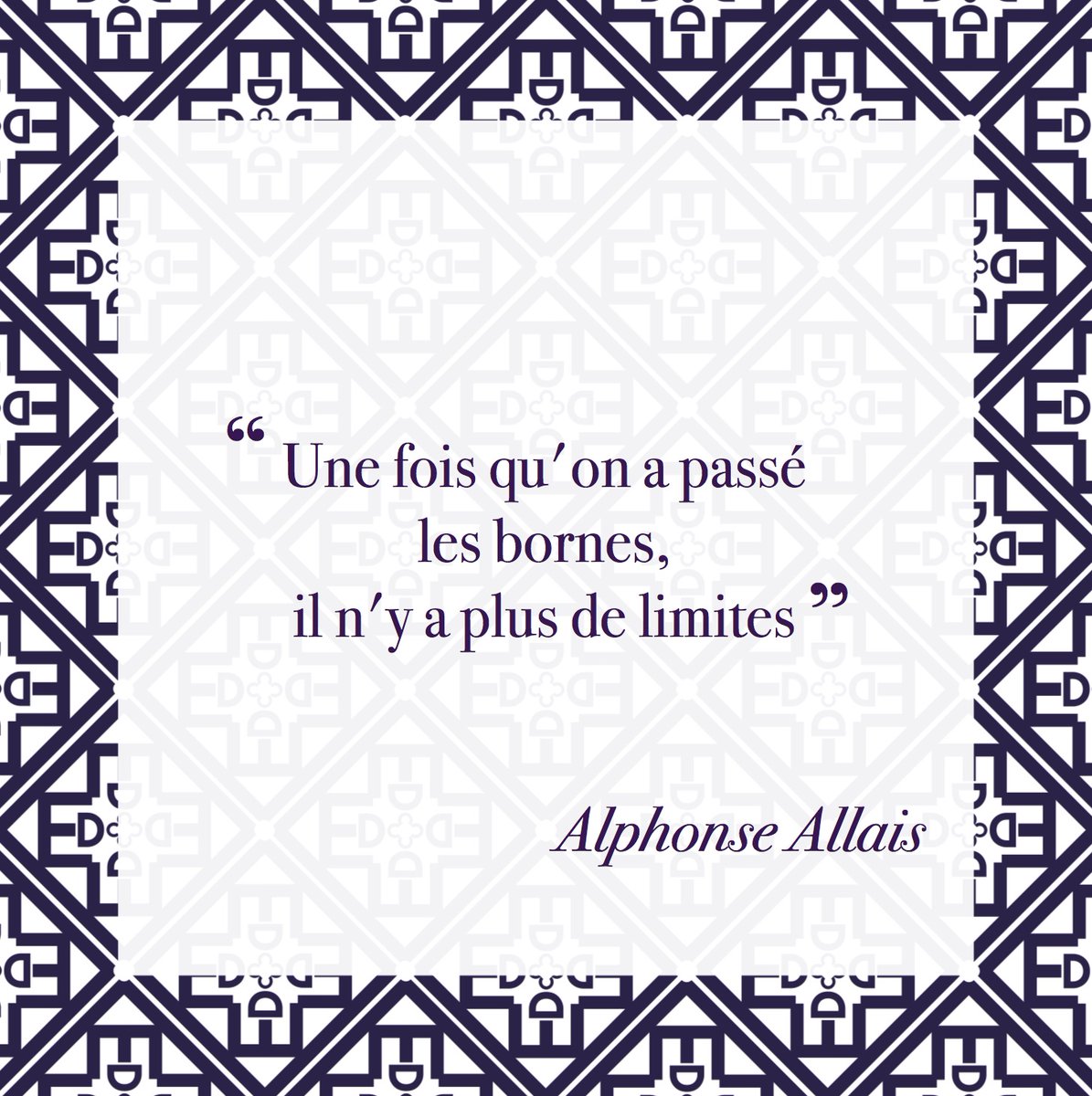 CDEheritage's tweet photo. Une fois qu'on a passé les bornes, il n'y a plus de limites

#ChevalierDeon #Citation #Citationdujour #nolimite https://t.co/c53otCyXFh