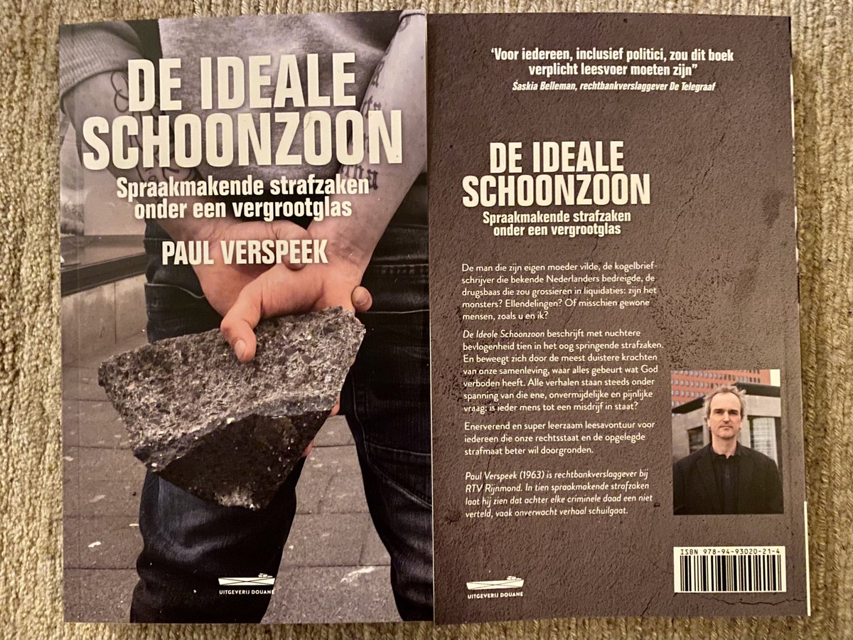 PaulVerspeek's tweet image. Trots kondig ik aan: het verschijnen van De Ideale Schoonzoon. Een selectie uit 25 jaar rechtbank-verslaggeving. Een zoektocht naar ‘sociologische oorzaken’ en de misverstanden over de rechtspraak.  Met de centrale vraag: is misdaad iets van de ander, of van onszelf?
