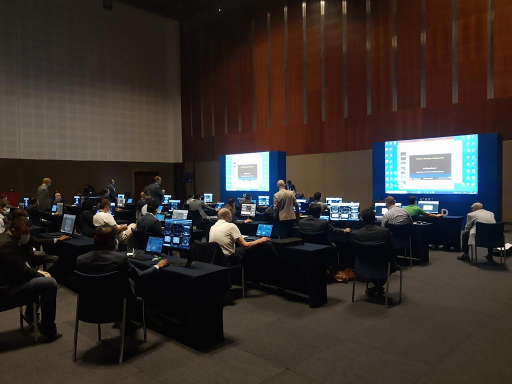 PhilipsME's tweet photo. Another great mpMRI and Fusion Biopsy workshop at @SIU_urology #Dubai supported with #DynaCAD and #UroNav by Philips. Key takeaway note is the importance of the connection between #radiology and #urology for prostate biopsy: good fusion cannot happen without good MRI reading! https://t.co/vZhjWXYshf