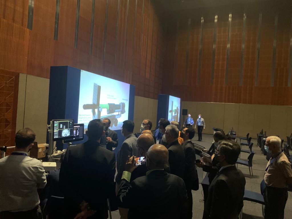 PhilipsME's tweet photo. Another great mpMRI and Fusion Biopsy workshop at @SIU_urology #Dubai supported with #DynaCAD and #UroNav by Philips. Key takeaway note is the importance of the connection between #radiology and #urology for prostate biopsy: good fusion cannot happen without good MRI reading! https://t.co/vZhjWXYshf