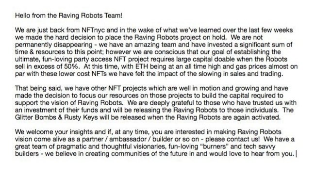 Raving Robots tweet media