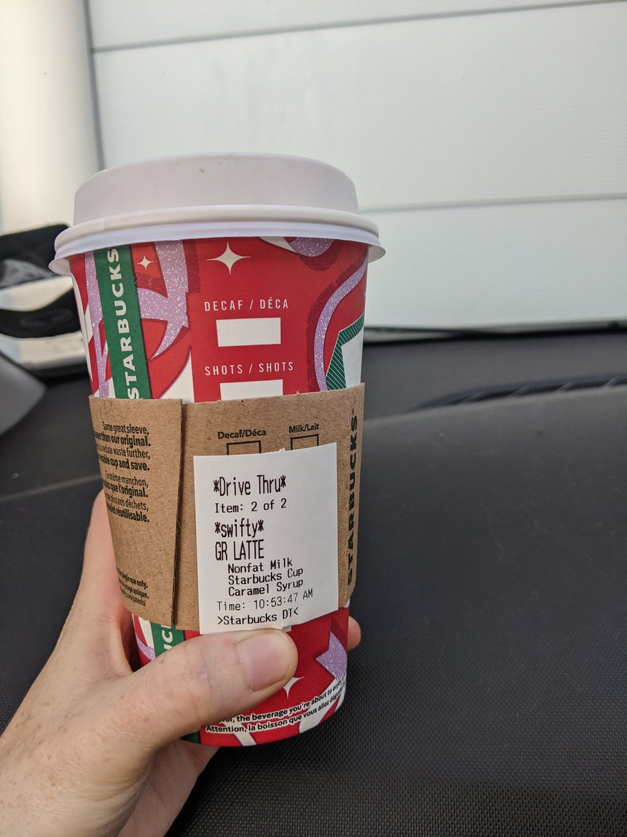 _NaomiLind's tweet photo. 10/10 for the @StarbucksUK staff for the sing along #RedTaylorsVersion #StarbucksTaylorsVersion https://t.co/eMgCmipuUm