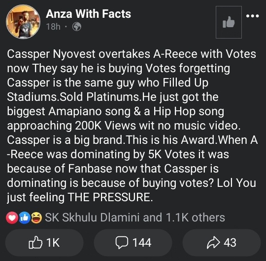 Anza_Musandiwa's tweet photo. @casspernyovest https://t.co/StBl8OCTXR