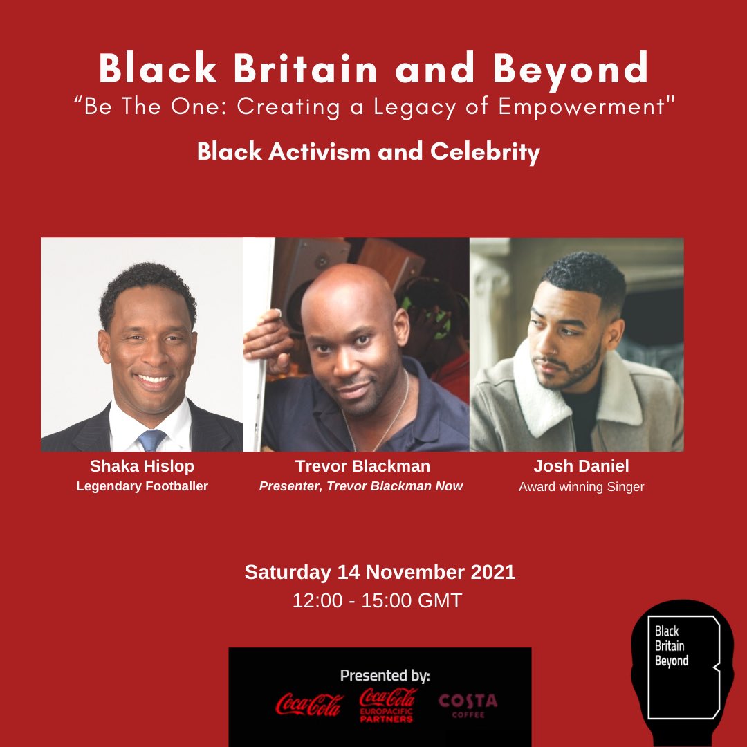 The power and influence of "Activism and Celebrity" <a href="/ShakaHislop/">Shaka Hislop</a> <a href="/JoshDanielUK/">Josh Daniel</a> @TrevorBlackman1 

Live now - youtu.be/RjAXOvyzJDw 

#BBB2021 #BBBBeTheOne #BBBLegacy