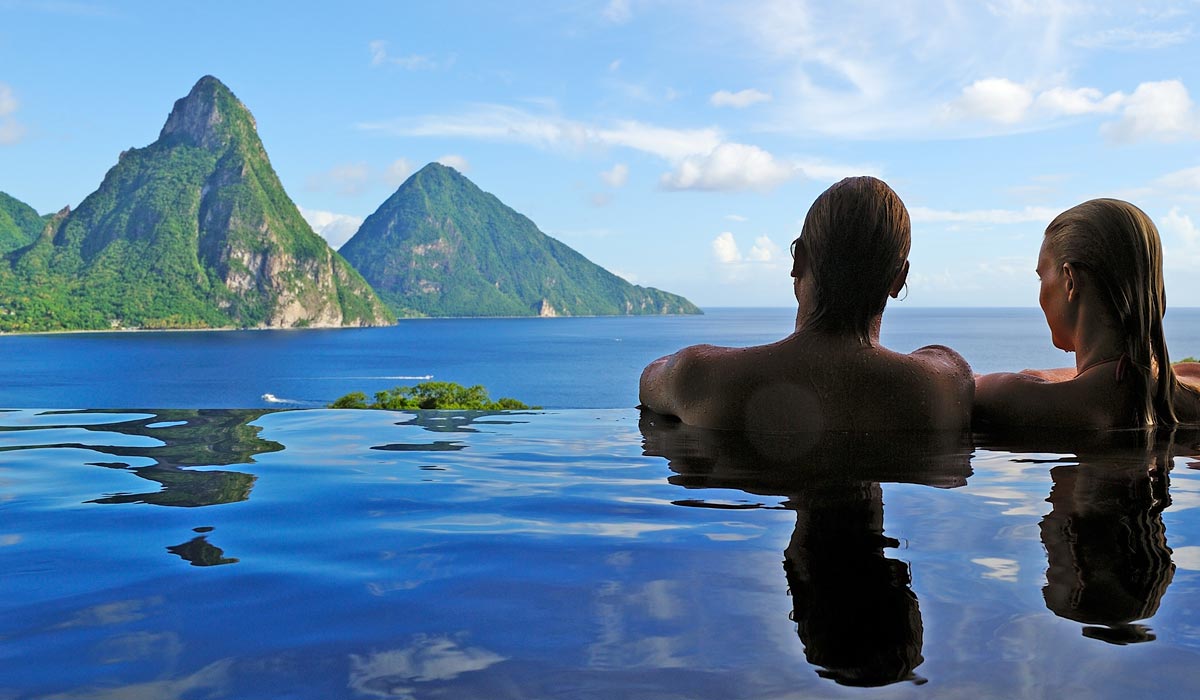Is there anything more #romantic than a private infinity #pool at <a href="/JADEMOUNTAIN/">JADE MOUNTAIN</a> in #saintlucia?

#caribbean #luxurytravel