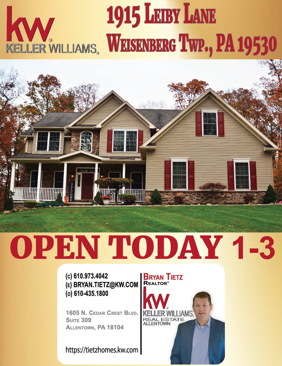 tietz99's tweet photo. Open House Today.
Country living on 4.96 acres just minutes from I78.
MLS# 683081 https://t.co/7iwgIKgJMp