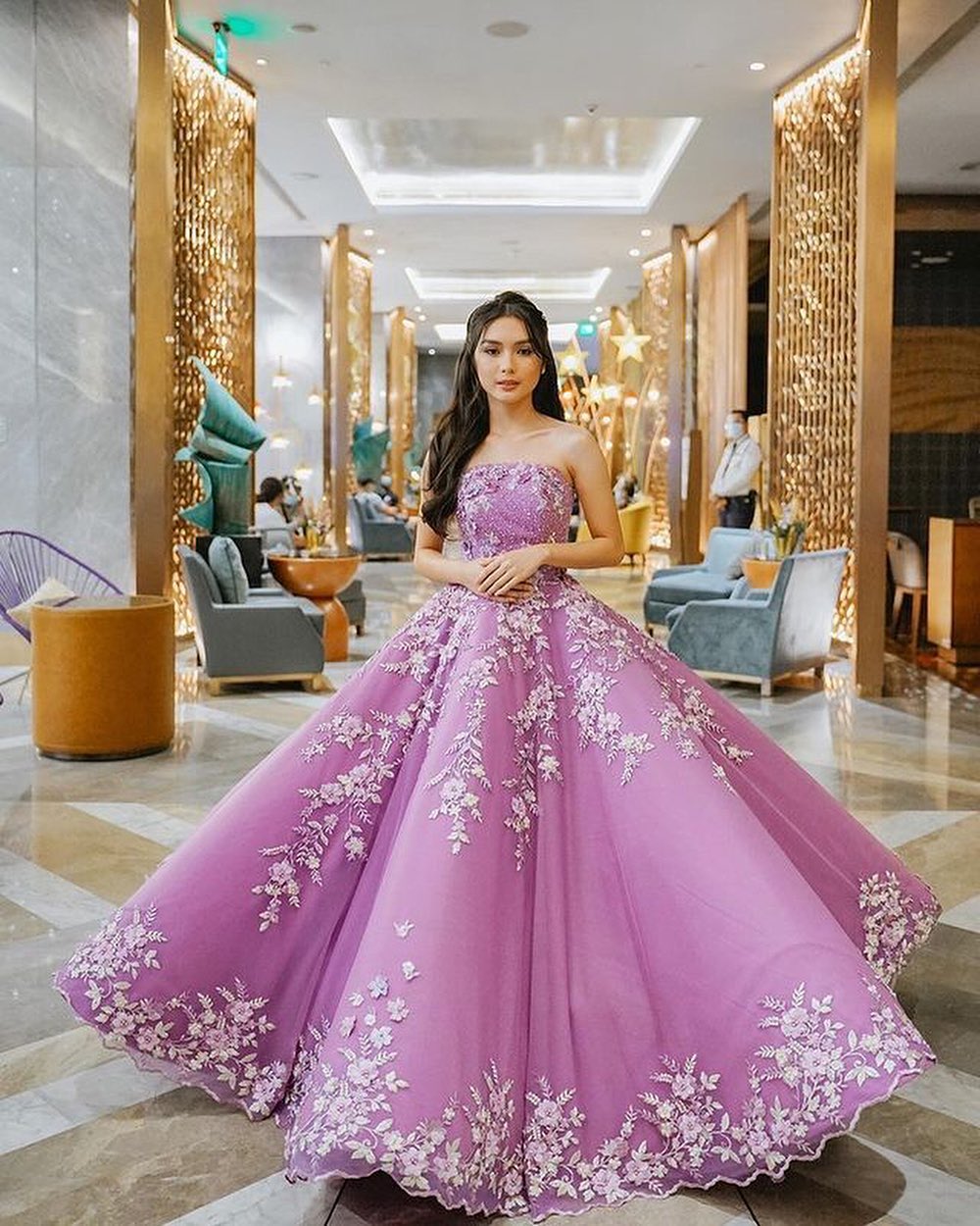 Lilac Ball Gown  Ball Gown at 20 off online  vastrachowk