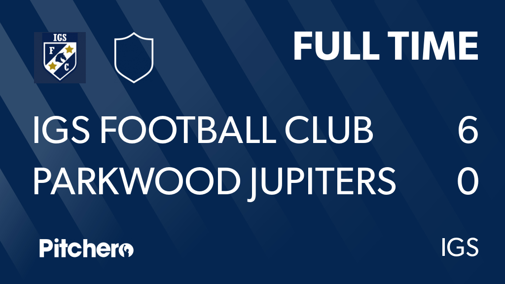 FULL TIME: IGS Football Club 6 - 0 Parkwood Jupiters
#IGSPAR #Pitchero
invictagoldstars.com/teams/209587/m…