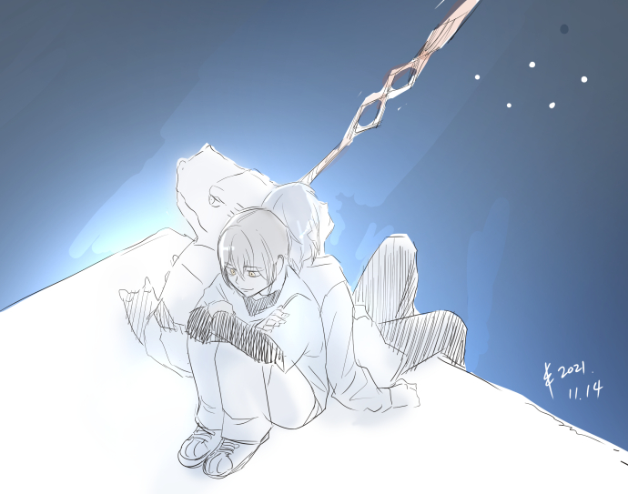 신의탑 업로드 날입니다. 저는 어제 백신 2차 접종을 마쳤습니다. 조금 나른한거 외에는 작업을 할 정도로 건강한거 같아요. 그럼 이번주도 행복하고, 건강한 한 주 되시기 바라겠습니다. 그림은 겨울 밤 아래에, 사이좋은 라쿤밤입니다.