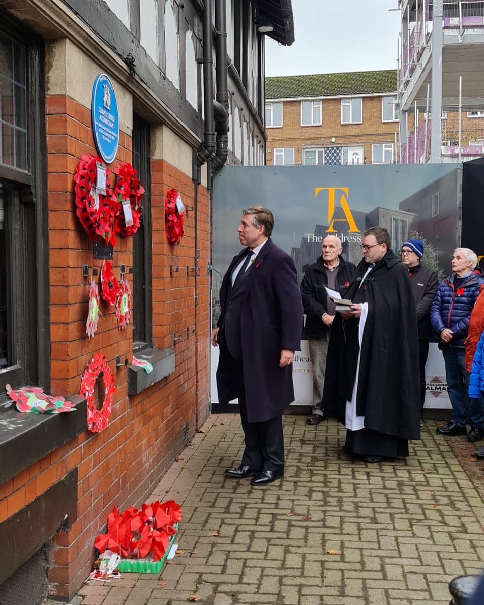 Today we joined representatives from across Trafford at Altrincham Remembrance Service, followed by a service of remembrance at the bravest street in Britain - Chapel Street. 

<a href="/tom_maxwell02/">Tom Maxwell</a> lay a wreath on behalf of Trafford Young Conservatives as we remember those we lost.