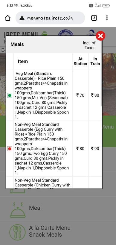parentalprince's tweet photo. @IRCTCofficial
Overcharging for meal order, no bill and denied the order after enquiring about bill. Why the rate list is listed ? https://t.co/IamyAK1e1B