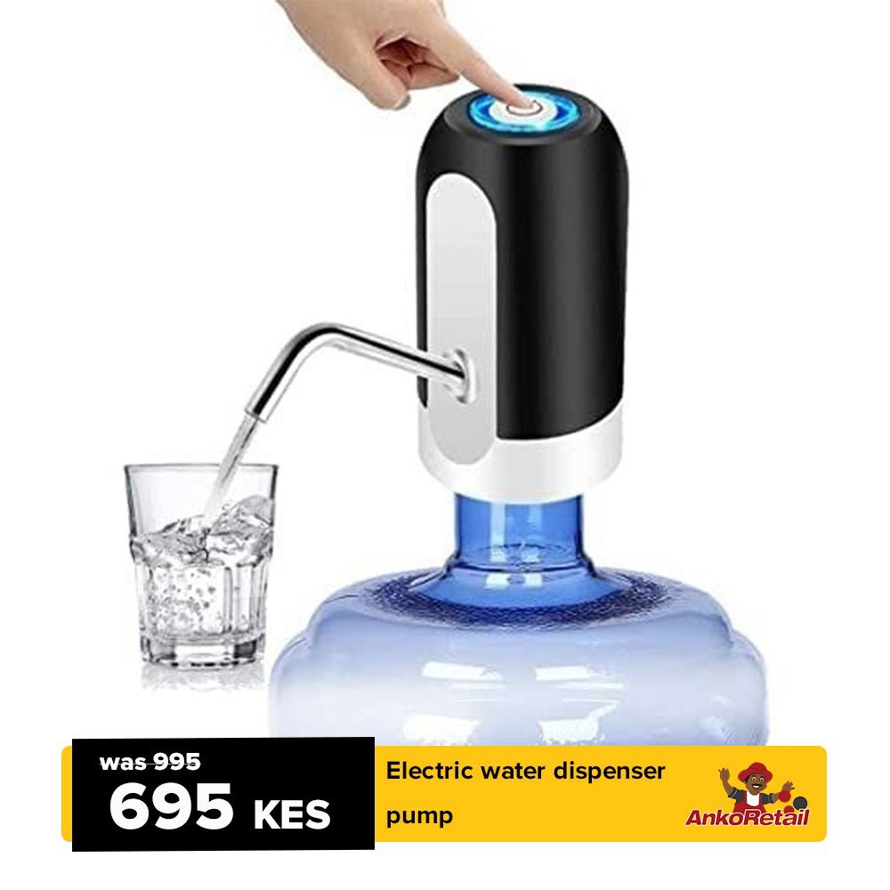 Burgermoyoo's tweet photo. Can’t afford a dispenser? Don’t worry, your anko has something for you. This electric water dispenser is going for 695 bob on @AnkoRetail #AnkoBlackFriday. :) https://t.co/HuyQGYPygS