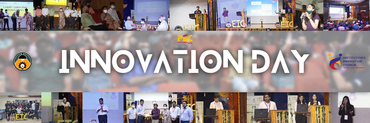 eic_pec's tweet photo. To commemorate the spirit of innovation and creativity among all of us, the Entrepreneurship and Incubation Cell organised Innovation Day on 13th October 2021 in collaboration with Institution's Innovation Council (IIC).

Here are some glimpses of this fun filled enriching event. https://t.co/9pq4oaPbbG