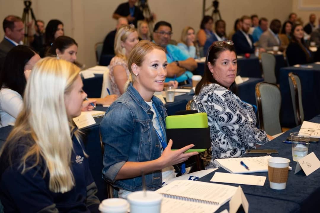 go2events's tweet photo. We are a proud partner with New Home Sales Plus! What an upbeat retreat and training program for real estate professionals. We had live an virtual presenters all week and had some fun in the room with a catchbox for Q&amp;A. https://t.co/HXdP14vurX
