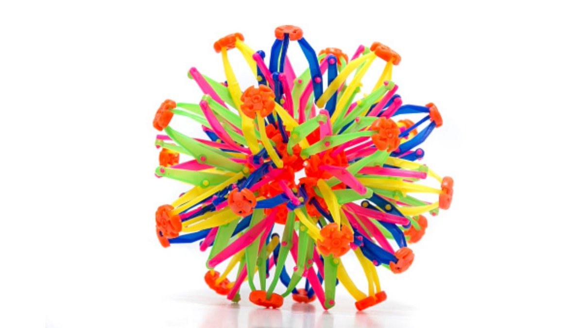 mindfulbalance1's tweet photo. The Hoberman Sphere is a fun and helpful tool for children to regulate their breathing, which in turn can assist with self-regulation. https://t.co/glXQ4a3w4T