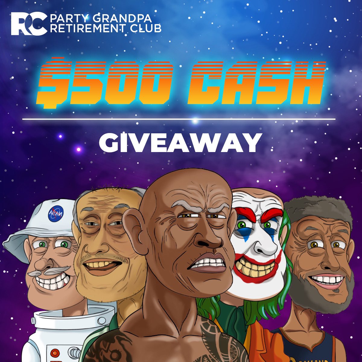 trmn_official's tweet photo. _Wolf_Of_Crypto: RT @partygrandpanft: 🔥 500$ CASH GIVEAWAY 🔥

To celebrate our upcoming launch we will be giving away $500 cash to one of our lucky grandpa 🎉

In order to enter:

1️⃣Follow @partygrandpanft
2️⃣Like, RT and tag 3 people
3️⃣Join our discord… https://t.co/7FwQOhg2n5