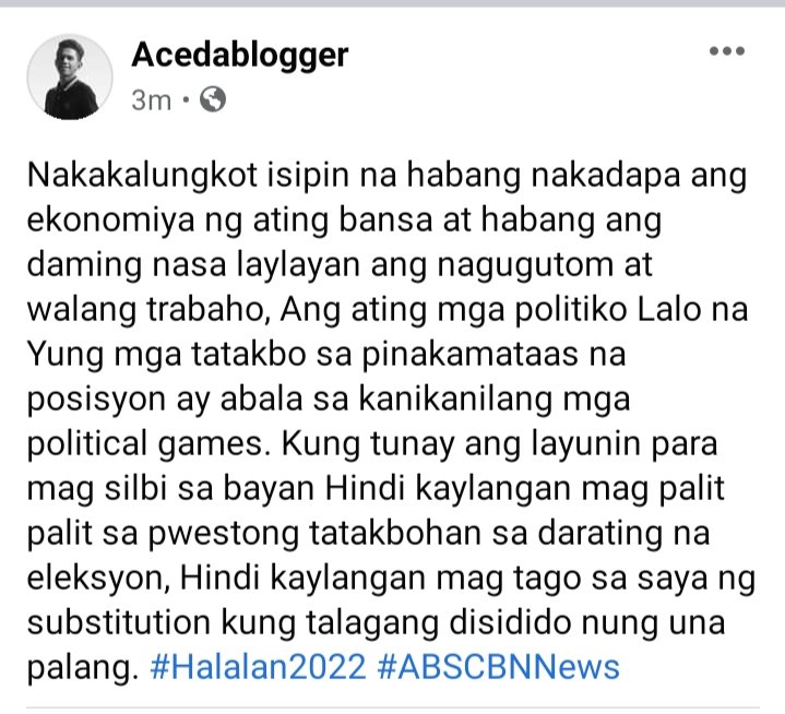 imaceromero's tweet photo. Umay na sa laro ng Filling of COC #Halalan2022 #BBMSigawNgBayan #LetLeniLead2022 #SaraALL2022 https://t.co/vmR5HBZWXG